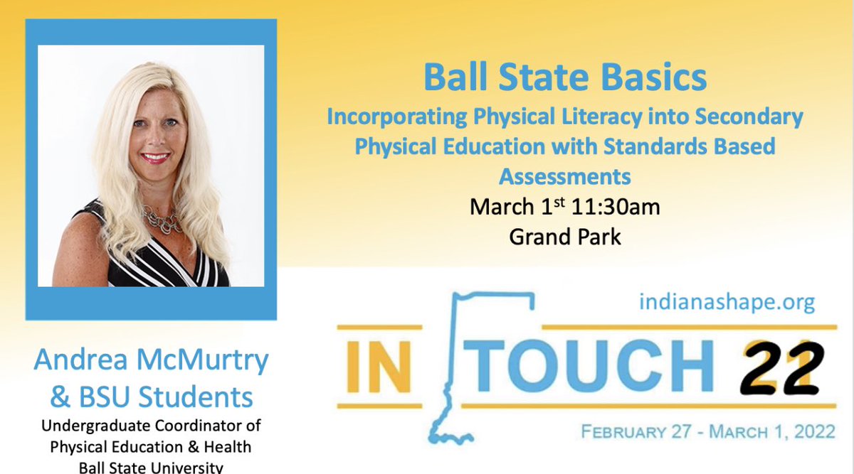 Come see these future teachers in action this week at the state conference!  <a href="/IndianaSHAPE/">Indiana SHAPE</a> @BSUKinesiology