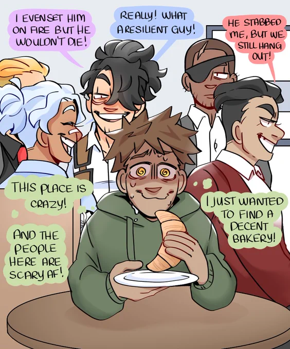 when your love for baked goods overcomes your sense of self preservation #mafiaau 