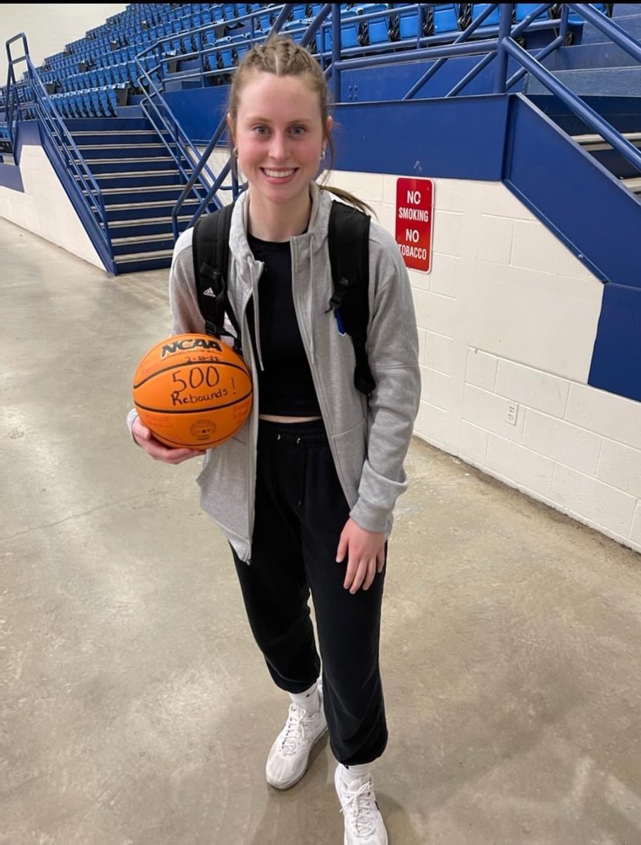 LadyJacketBB's tweet photo. 500 Career Rebounds! Congrats @hannah__sue113 https://t.co/50lG0dVwQ4