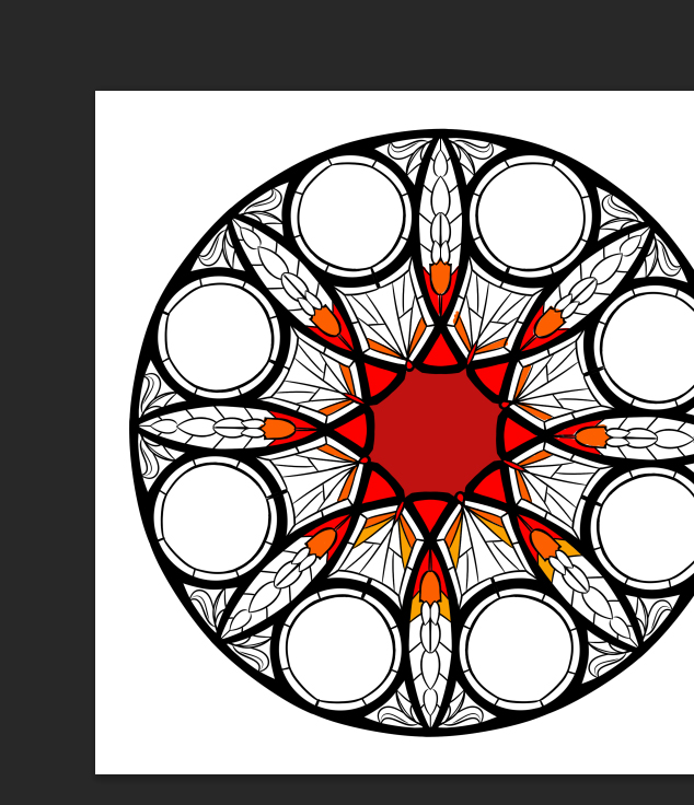 Update 68+ rose window sketch super hot in.eteachers