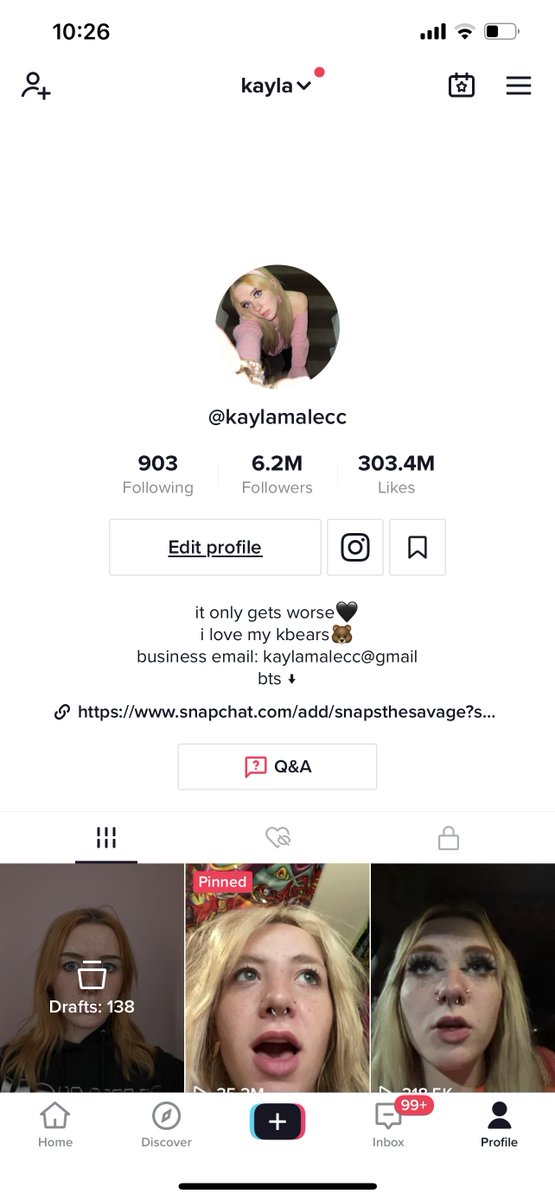 Kaylamaleccc's tweet photo. @TikTokSupport Very upset, I've been an active part of the TikTok Community and spent 2 years on my TikTok account. Yet I got banned randomly with no warnings/violations. https://t.co/JioSlS347v