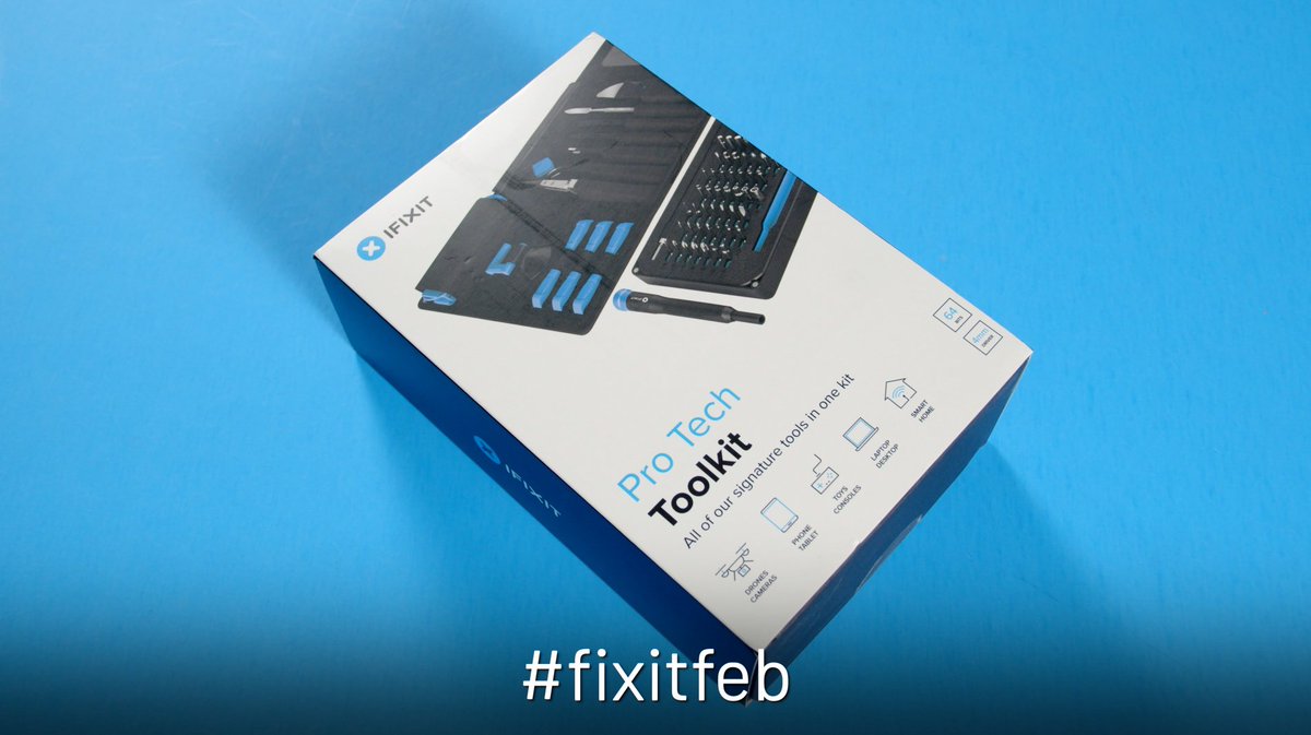 thecomputerclan's tweet photo. REMINDER: tomorrow is the last day to enter iFixit's Pro Tech Toolkit giveaway!
Post a photo of your repairs with #fixitfeb to automatically enter. #sponsored https://t.co/FpxMspgmgA