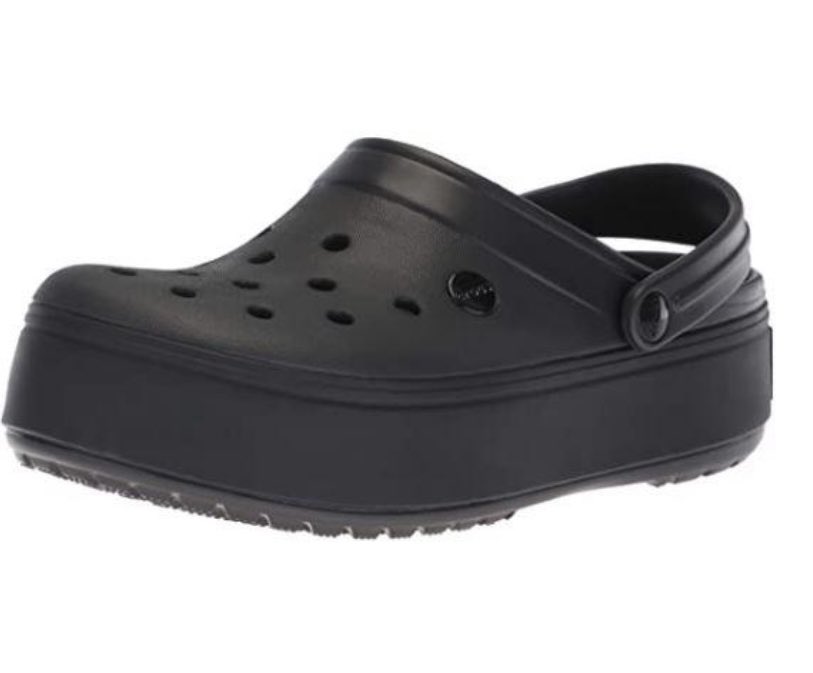 tobs_tobs18's tweet photo. @crocs why can’t I find where to buy the croc band platforms in all black ANYWHERE?!? I need these shoes in my life, plz help🙏 https://t.co/b5jpxHe9Pv