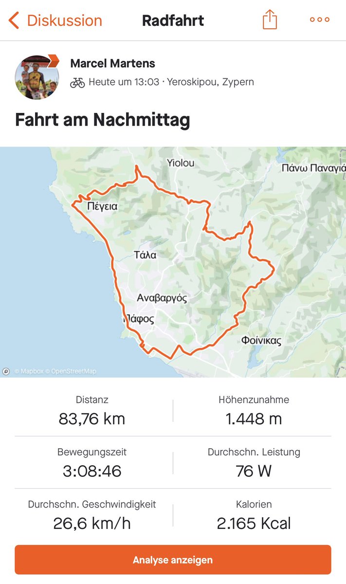 maazel_de's tweet photo. Ein guter „Wochenstart“… & gedanklich immer in der Ukraine 🇺🇦
#isostar #tricamp #zypern #bestyesterday #makepacenowar https://t.co/hZ8wvMhDr7