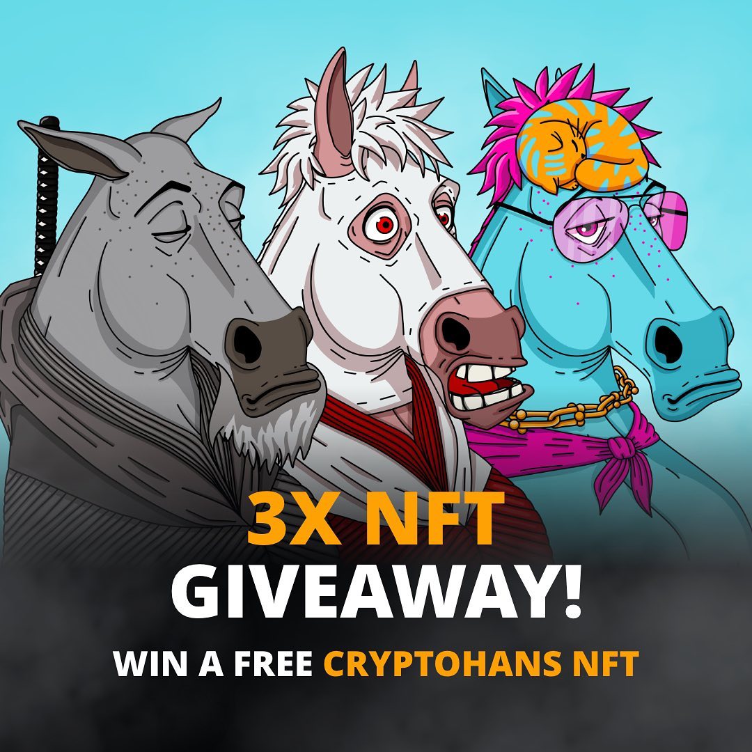 CryptohansFR's tweet photo. Giveaway 🚀🎉:

1. Suivez : CryptohansClub sur Insta https://t.co/cJH0TivqA2
2. Aimez et partagez la publication sur votre story https://t.co/ZIMAYweOT4
3. Tag 3 amis en commentaire
4. Mettez n'importe quel Hans sur l'avatar dans Insta
Gagnants - 2 mars à 18h CET

🍀Bonne chance https://t.co/RFj6VRKJXS