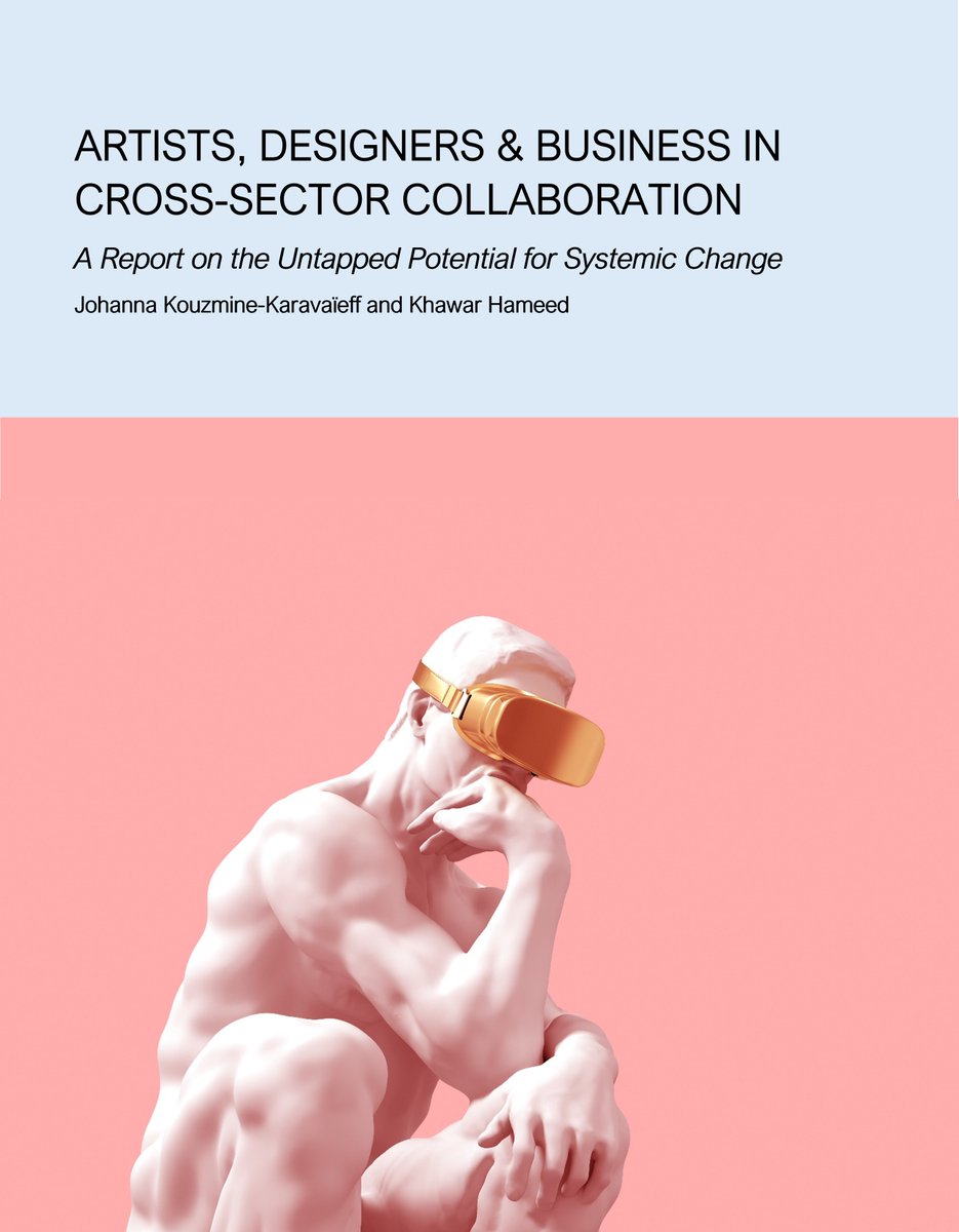 Khawar Hameed (@digital_khawar) on Twitter photo Report launch: 'Artists, Designers & Business in Cross-Sector Collaboration - Untapped Potential for Systemic Change' 10th March at 3:30pm (GMT) / 4:30pm (CET) lnkd.in/d6iX6asU
#innovation #ccs #artists #crosssector #businessmodelinnovation <a href="/aoinnovation/">Artisans of Innovation</a> <a href="/ifalaboratory/">ifa laboratory</a> Report launch: 'Artists, Designers & Business in Cross-Sector Collaboration - Untapped Potential for Systemic Change' 10th March at 3:30pm (GMT) / 4:30pm (CET) lnkd.in/d6iX6asU
#innovation #ccs #artists #crosssector #businessmodelinnovation <a href="/aoinnovation/">Artisans of Innovation</a> <a href="/ifalaboratory/">ifa laboratory</a>