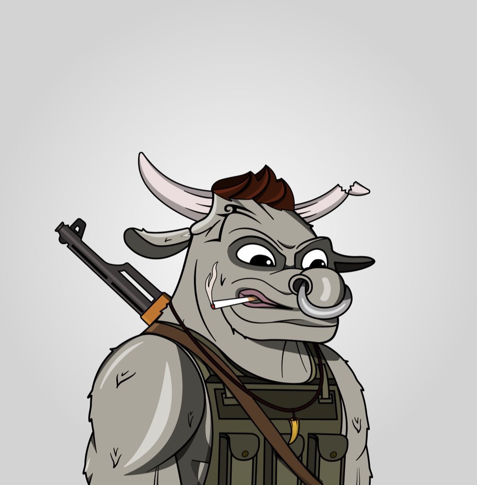 JulessTw's tweet photo. @Cryptoking @BeastBullClub really awesome artwork, just check it out ❤️ https://t.co/jrCkRbpA1I