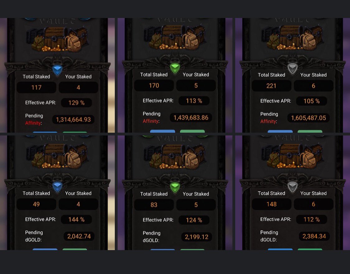 Heather31236453's tweet photo. If you love #NFT’s you should check out @DeviousLicks I have #staked my licks for #dGOLD &amp; #Affinity.  The staking platform looks and works beautiful 💯❤️
#UniteDefi #AffinityArmy #StakingRewards #passiveincome https://t.co/fhbFgR8icq