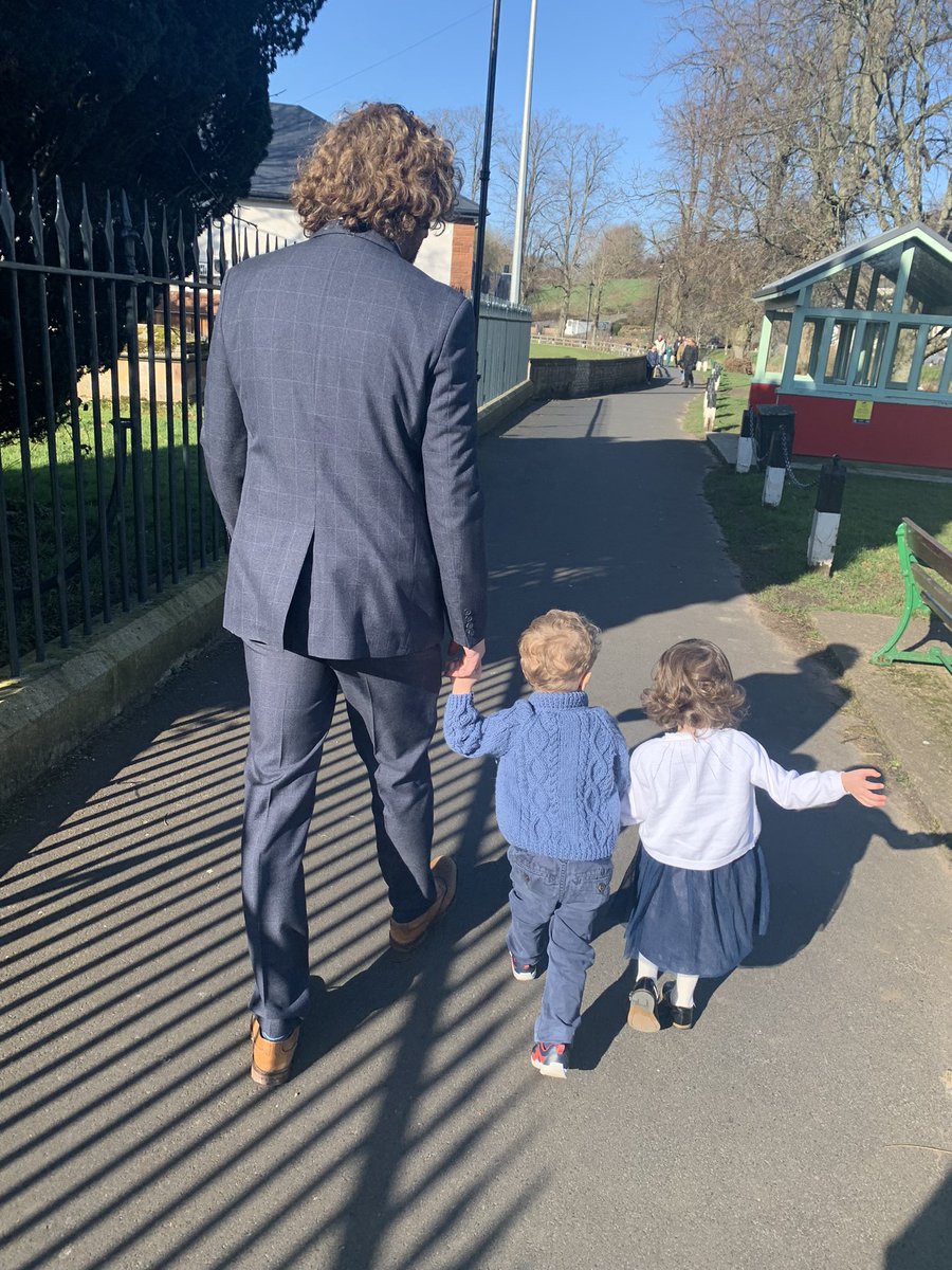 Lovely afternoon at Williams Christening today 💙 Nice to get some family photos too and enjoy the winter sunshine ☀️ <a href="/sasman23/">Darren Wearmouth</a>