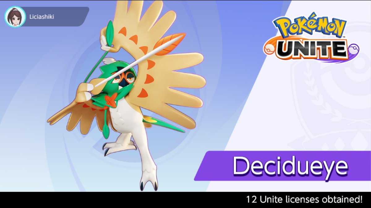 Liciashiki's tweet photo. #PokemonUNITE #NintendoSwitch https://t.co/IzEB7Kh4lK