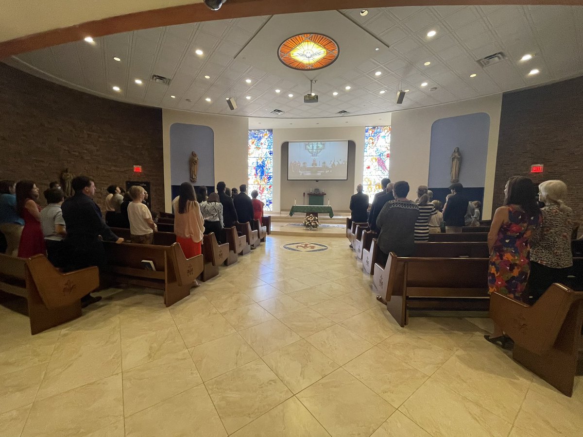 CTKLT's tweet photo. We’ve got a packed house for our Confirmation Mass! Congratulations and prayers for our Confirmandi! https://t.co/fBN7Mp7OVL