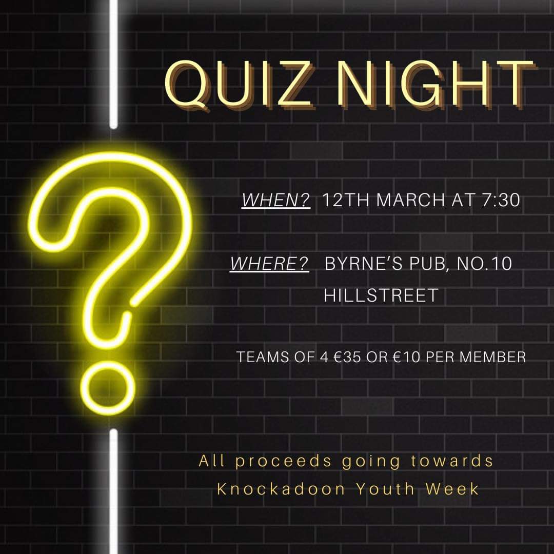 ✨✨QUIZ NIGHT✨✨