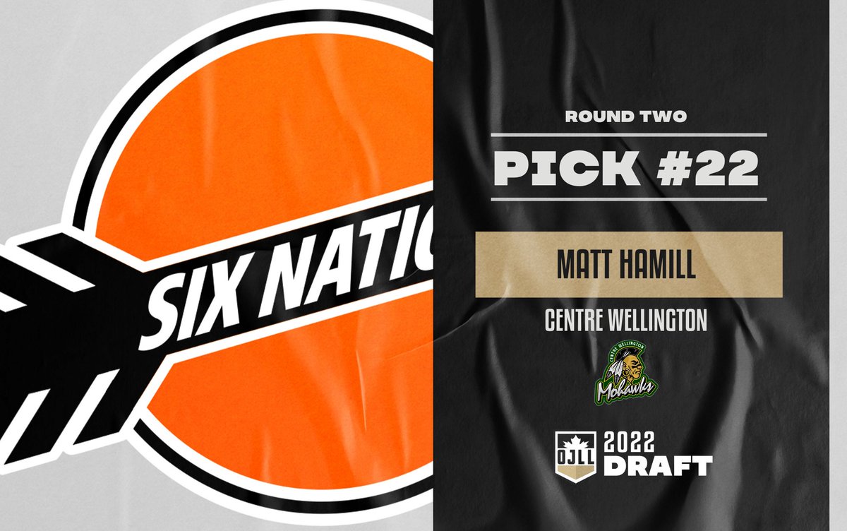 TheOJLL's tweet photo. With the 22nd pick in the 2022 OJLL Entry Draft @sixnationsjra selects Matt Hamill from @CWMinorLacrosse #OJLLDraft https://t.co/A5Za6CD13M