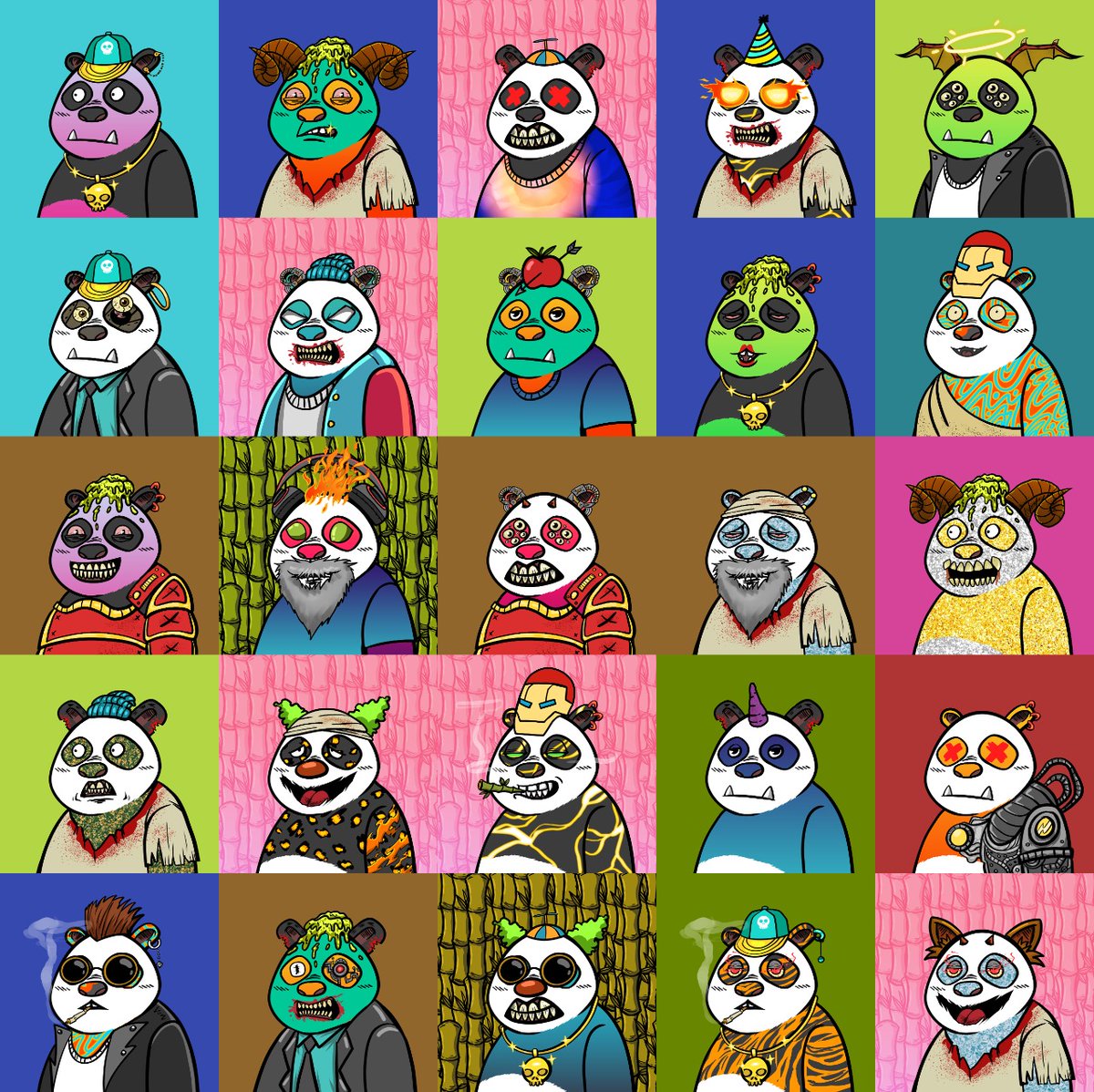 Find your perfect Silly Panda 🐼 
-
First drop of 1000pcs : March 5th 
-
Discord : discord.gg/457BqNwqZx
-
Buy $PANDA :
quickswap.exchange/#/swap?use=V2&…
-
#sillypandas #NFTCommunity #nftart #NFTdrop