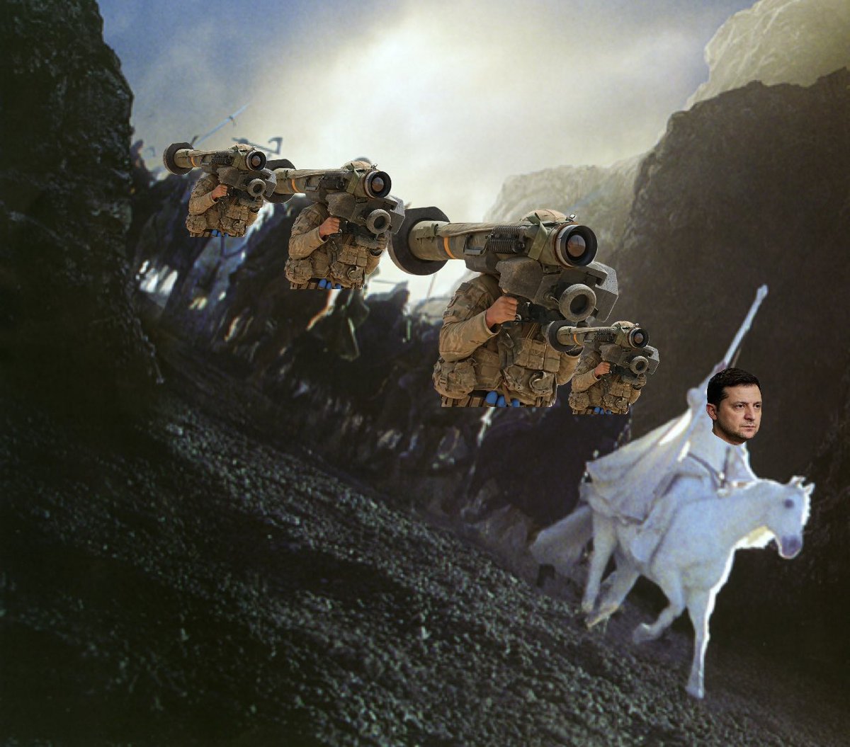 El_Mas_Micah's tweet photo. #fightonukraine #FreeUkraine #Zelensky #UkraineUnderAttack #helmsdeep https://t.co/zcomLSBOwq