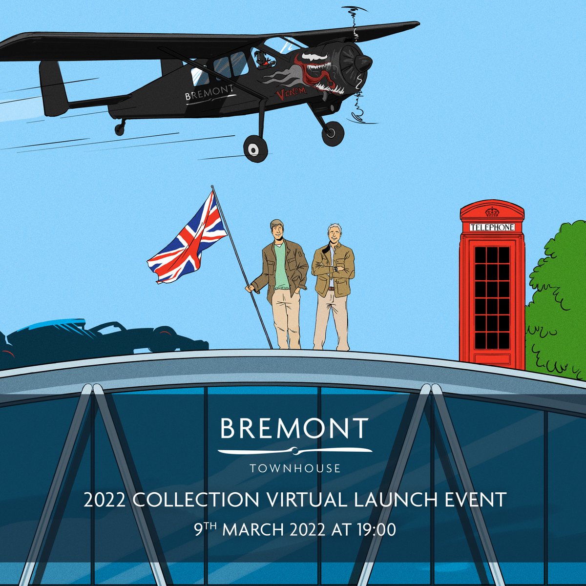 Join us for Virtual Townhouse 2022 🎥

Bremont is hosting a virtual showcase event. Join us LIVE Wednesday 9th March at 7pm GMT on bremont.com/virtual-townho… where you will be introduced to our new watches and witness all of the action from #BremontTownhouse 

See you then!