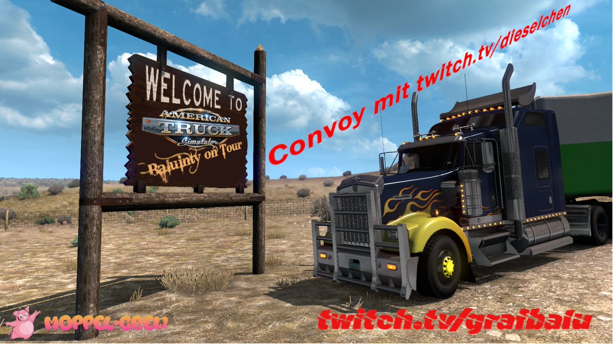 GrafBalu's tweet photo. Guten Abend Ihr Lieben💖
Morgen Abend wird wieder mit @Das_Dieselchen auf @SCSsoftware ATS Convoy gefahren.
20 Uhr auf https://t.co/95GB8lnYoi u. https://t.co/OaAnQacSm6
#truckerliebe #ATS #TwitchDE #moppelcrew #BestCommunityEver #Balunity #worldoftrucks https://t.co/CO0SBFCdlK