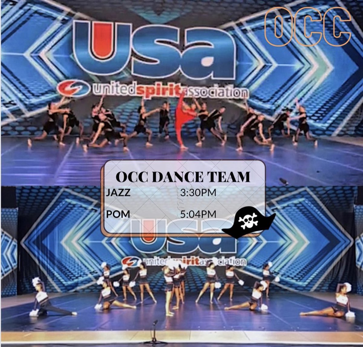 occ_cheer_dance's tweet photo. See us perform in the Finals today!

https://t.co/bzwvyudrn2 https://t.co/a8UNk8Cdf6