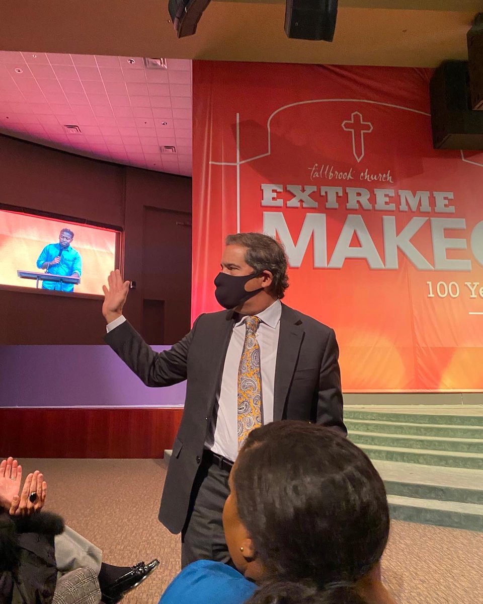 Judge_Silverman's tweet photo. Thank you Holman Street Baptist Church and Fallbrook Church for the warm welcome at this mornings service! We enjoyed the fellowship and look forward to joining again soon. #chuck4judge2022 https://t.co/kMPvPpoQd7