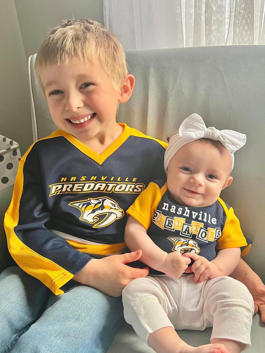 CaseyWayne22's tweet image. Our #LittlePreds @PredsNHL 💛