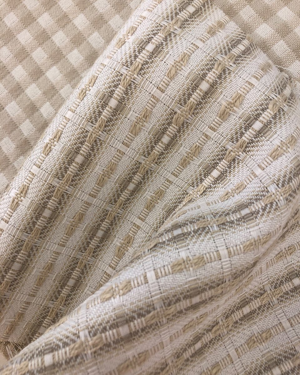 insideoutfabric's tweet photo. Two interpretations of classic plaid patterns, Tillie and Collinsburg bring timeless style to any space. 

#insideoutperformancefabrics #insideoutfabrics #performancefabrics #plaid #neutrals #texture #design #interiordesign #textiles #textiledesign #interiors #tillie #collinsburg https://t.co/0d1X2sh3J5