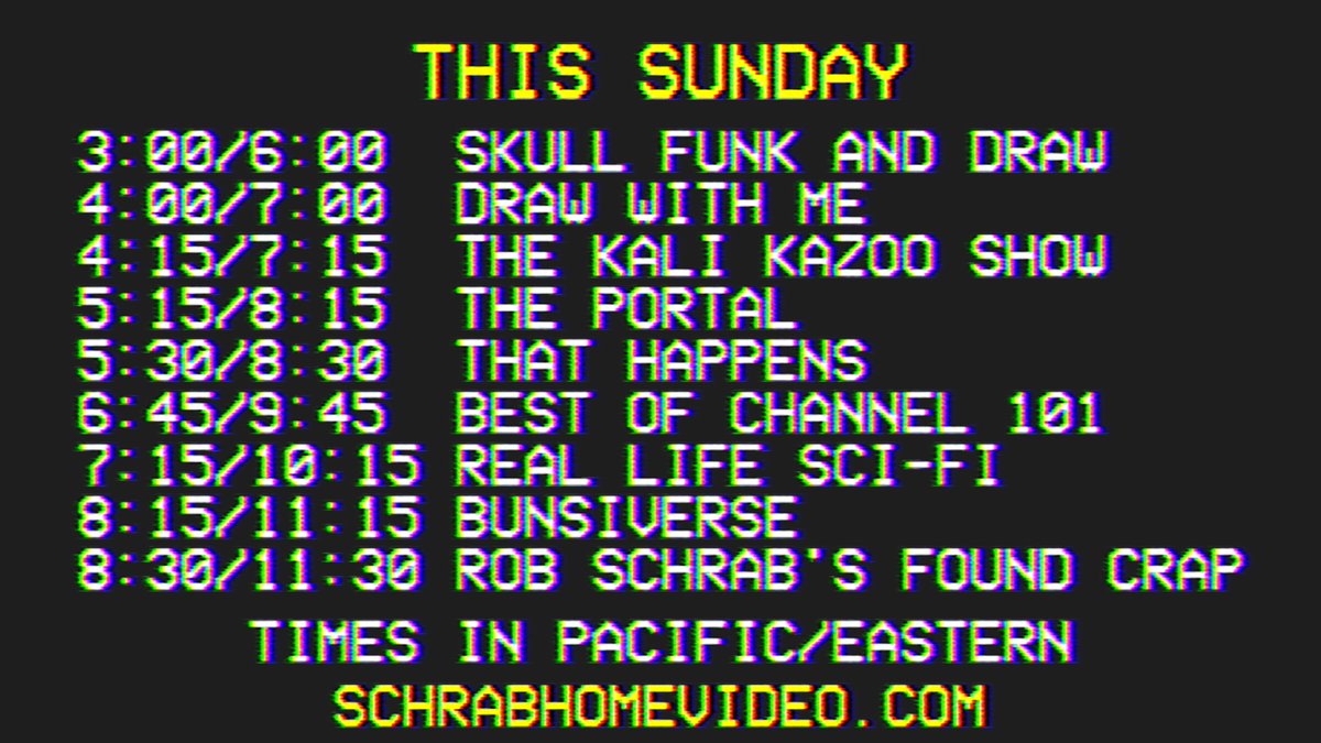 Schrab Home Video tweet media