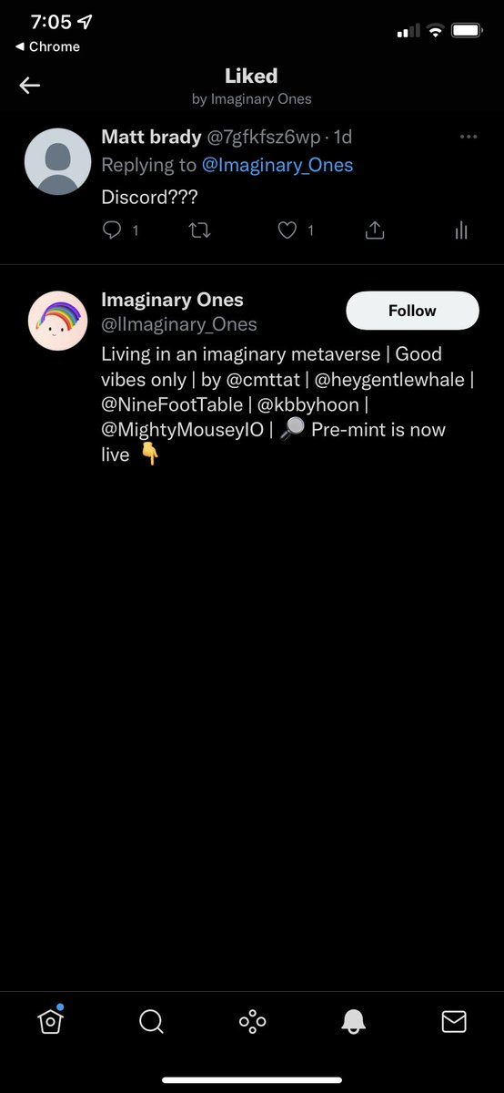 7gfkfsz6wp's tweet photo. @Imaginary_Ones please be careful out there friends I almost got scammed trying to join your awesome community! Link looks legit and everything! https://t.co/x9k1mnqqKn