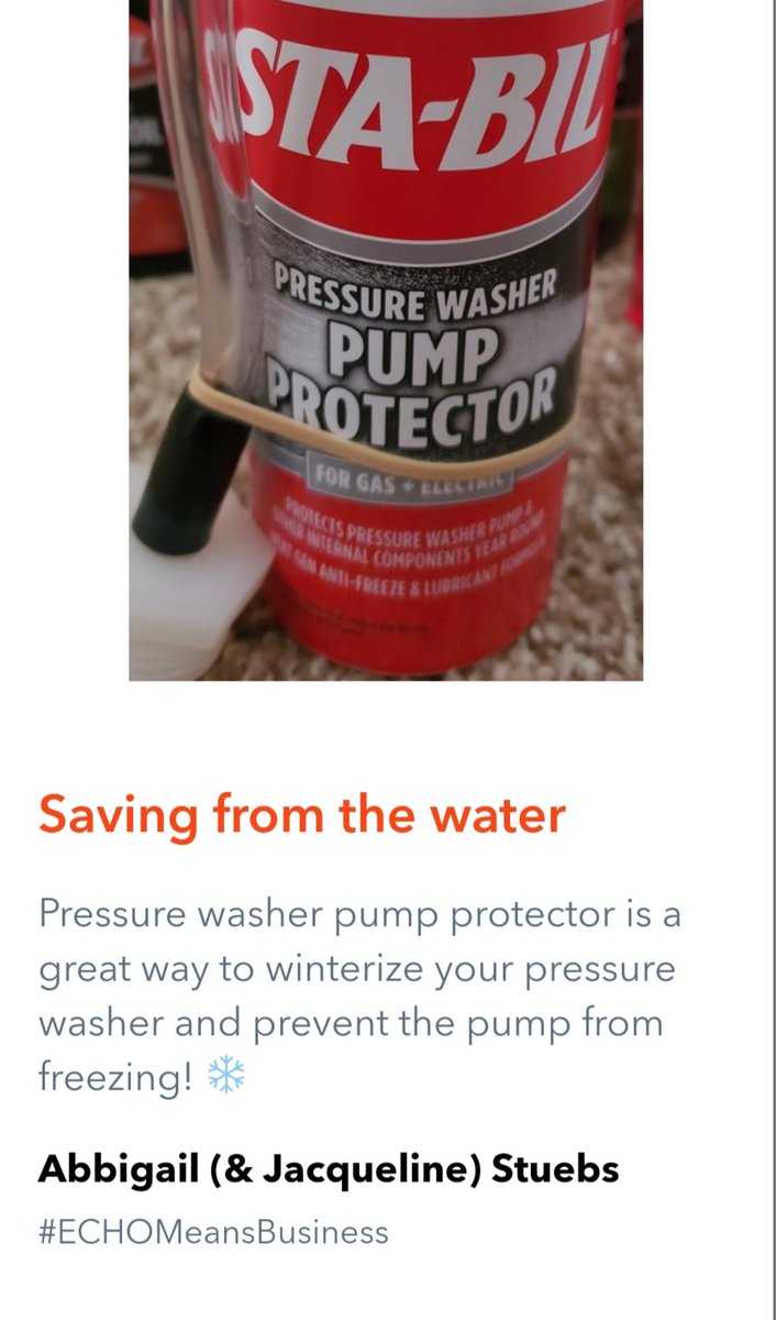 jarlandscaping's tweet photo. How do you winterize your water equipment? ❄ #EMBMOW #ECHOMeansBusiness #UAGPro #UAG2022 https://t.co/ePpJtEchgd