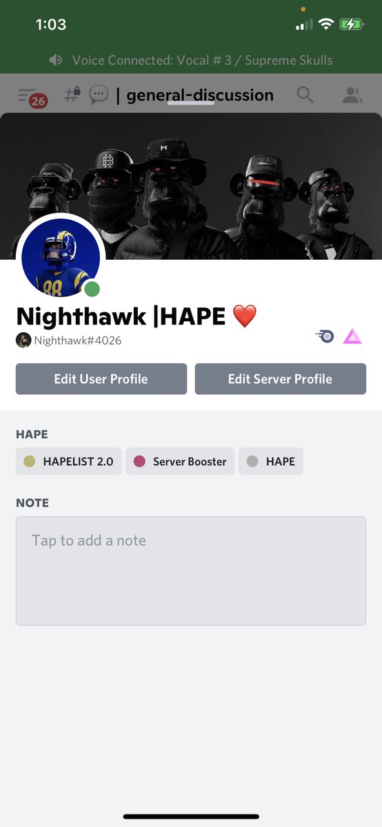 Nighthawkll's tweet photo. I MADE HAPELIST 2.0 
So fuckn HAPPY right now!! 
@MojitoNft #HAPEBEAST #HAPEBEASTGANG #hapefollowhape https://t.co/hTtND1A9uz
