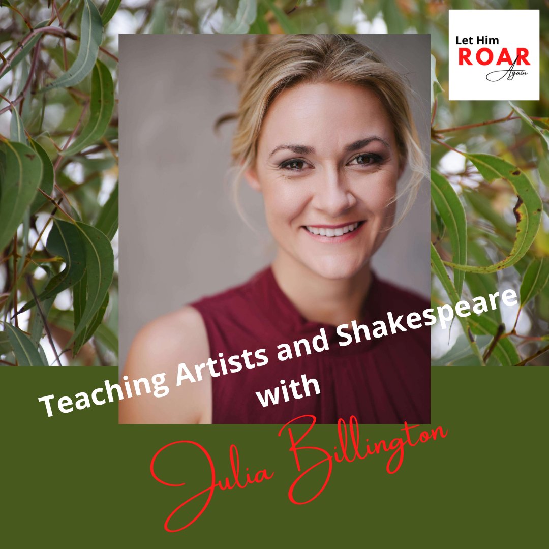 What do teaching artists, like Bell Shakespeare's Julia Billington, add to the classroom program? What do they hope to leave behind for the young people and teachers they work with? Find the latest episode at lethimroaragain.com