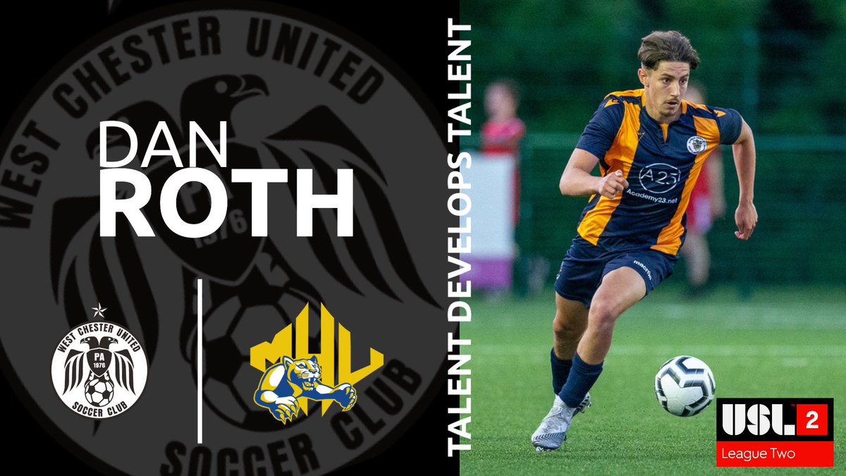 WCPredators's tweet photo. Please welcome Dan Roth to West Chester United SC! Dan played for Mars Hill University in the fall and started 17 matches for them. In addition to playing with our club, he has played for Harcum CC and Slough Town FC U23s!
*Pending League Approval
#USL2 #TalentDevelopsTalent https://t.co/QaL0hG81eM