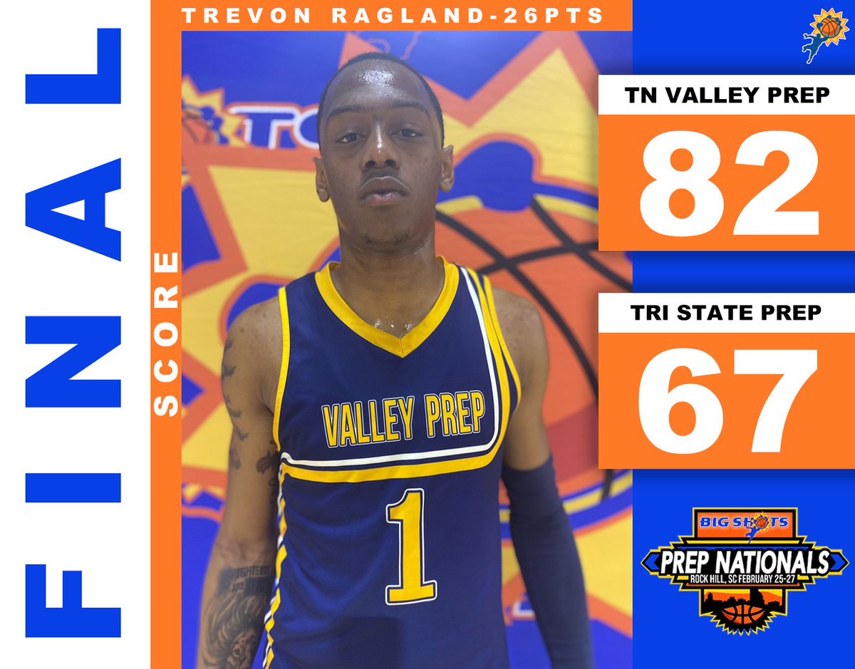 MVP goes to Trevon Ragland with 26 points for Tennessee Valley Prep! #BIGSHOTS #PrepNationals