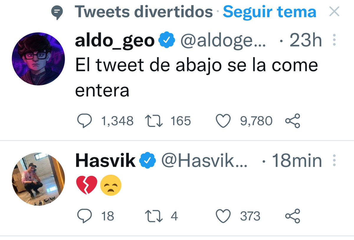 ricohs14's tweet photo. Jajajajajaja bien triste el vato, yo estaria feliz @aldogeotv @HasvikMC https://t.co/zZT1KsJVOM