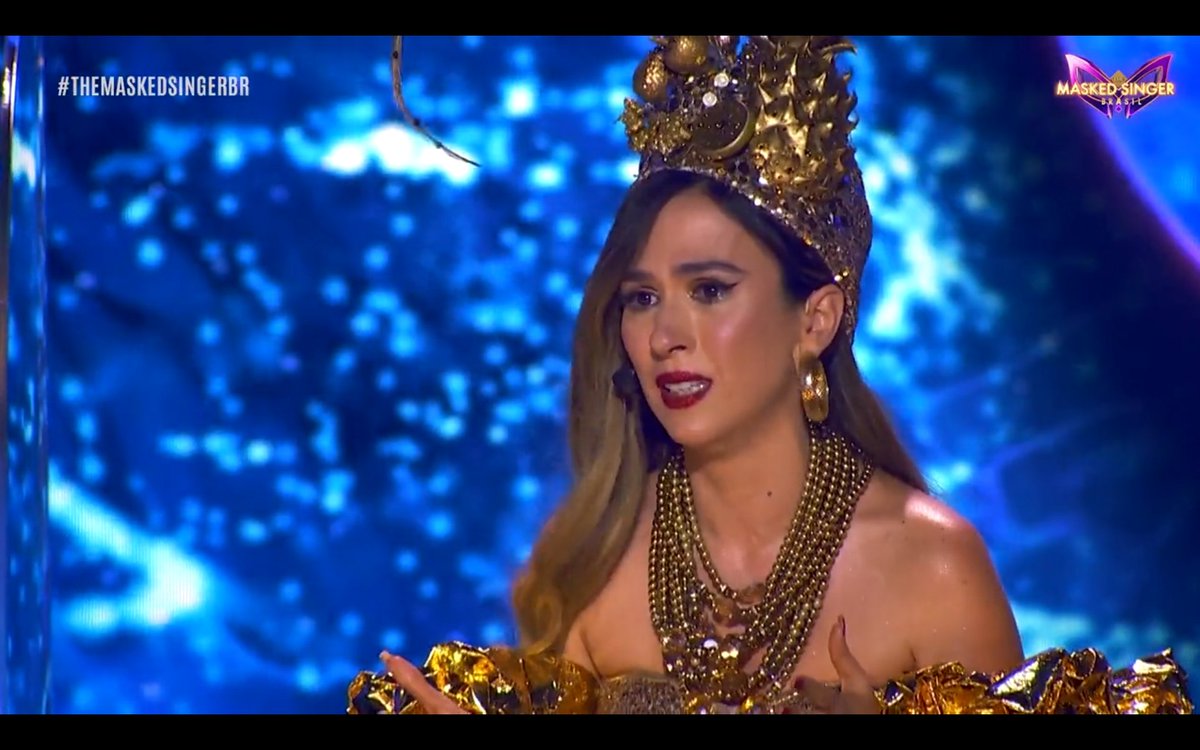 "Você trouxe uma dignidade pra comédia que todo humorista deveria te agradecer. Você é minha Fernanda Montenegro." (Tatá)❤️ #TheMaskedsingerBR