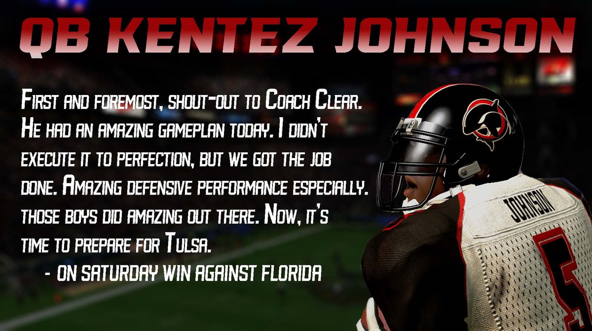 After hitting the field in a game for the first time since S15, we caught up with QB Kentez Johnson <a href="/TheTrueKJ5/">Kentez Johnson</a> on his thought of the win against division rival Florida:
<a href="/simulationfl/">Simulation Football League</a> 
#MakeAnImpact
#ThePod
