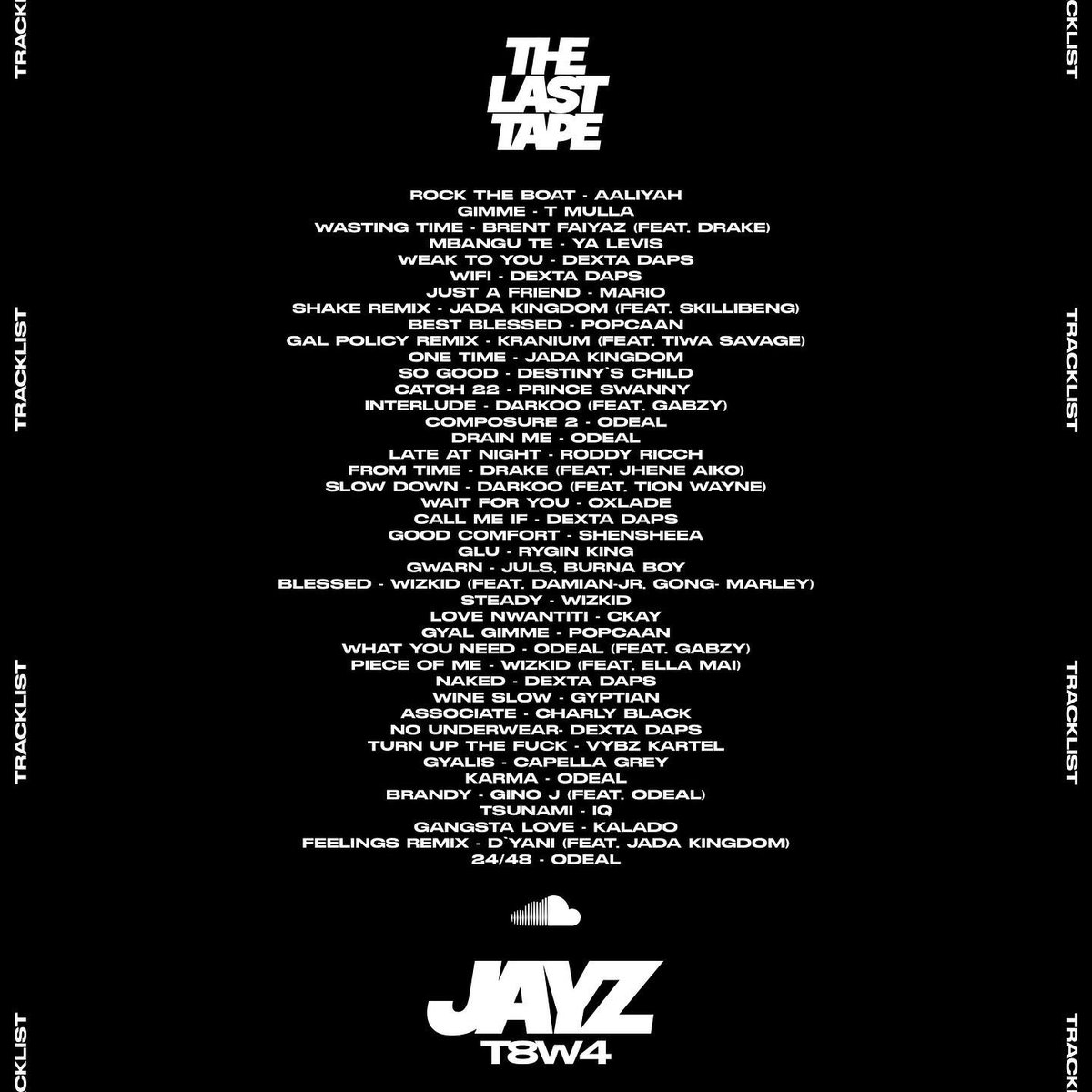 JayNwosisi's tweet photo. All Good Things Must Come To An End
#T8W 4 The Last Tape🏁
Out Now!!
Like, Share & Enjoy🤞🏾❤️
https://t.co/aOSSzhEAbq https://t.co/Q0BucgowcY