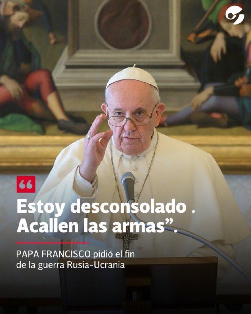 fargosi's tweet photo. Viaje a Kiev, @Pontifex_es 
No se desconsuele.
Fuerce a la paz. https://t.co/yVAzekB2l9