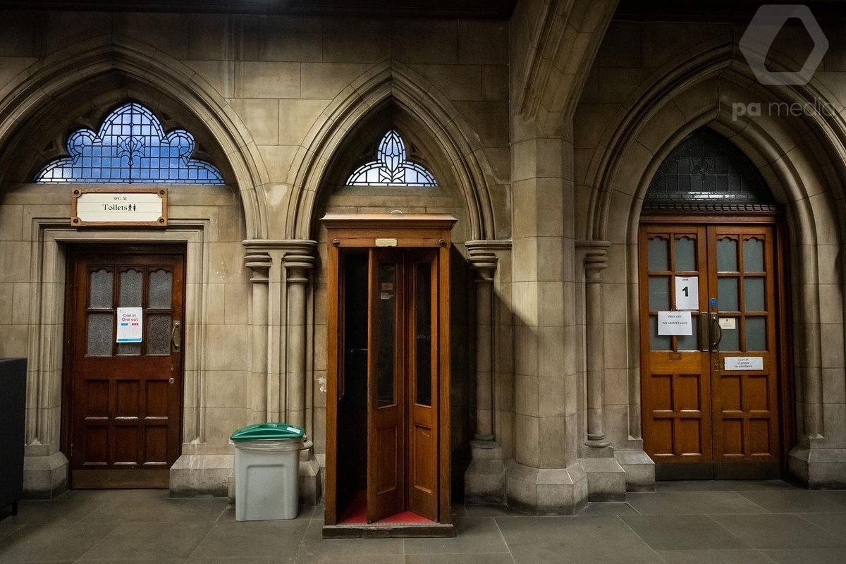 The Royal Courts of Justice in central London. Security staff do not normally allow cameras to be used inside the complex, where High Court and Court of Appeal hearings are staged, but senior judges have given the PA news agency permission to take photographs.