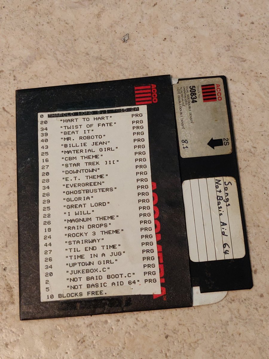 ThinkfloCodes's tweet image. Dating myself here: When I was a kid, I&apos;d trade #80s top40 #midi files on 5 1/4 floppy