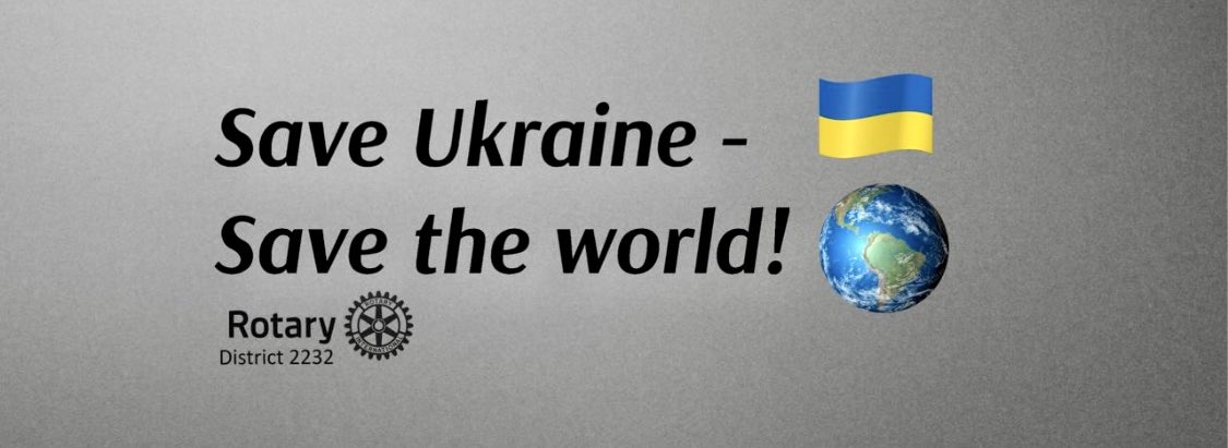 RotaryFDF's tweet photo. De tout cœur avec nos amis rotariens et rotaractiens membres des 30 Clubs #Rotary et #Rotaract d’#Ukraine. https://t.co/I2RAfH8VAx