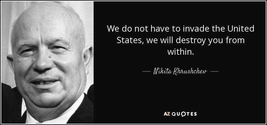 gr888shopper's tweet photo. Trump in the White House
Putin’s plan #KremlinPapers
I think Kruschev knew an imbecile vulnerable enough to be used by #Russia would eventually emerge.
Voila…2016 they saw their chance… https://t.co/MTLGjgw4ih