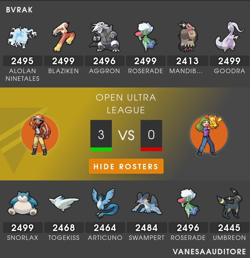 It's a team sport, but here are some individual Hakkapelipper highlights we want to point out from this bout:

troj00 strikes 3-0 again in Master. (HP1)

Factions rookie 9Mymmeli gets first 3-0 (HP2)

BVRAK goes 3-0 with his favourite Aggron-Roserade core in Ultra. (HP3)