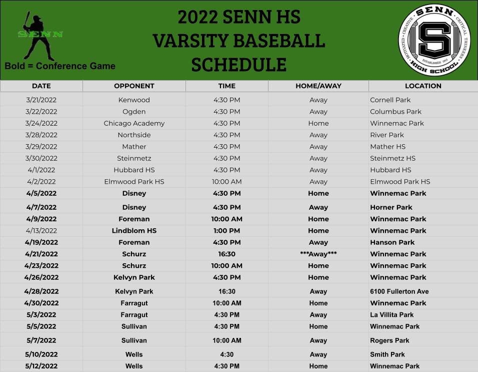 Senn Baseball tweet media