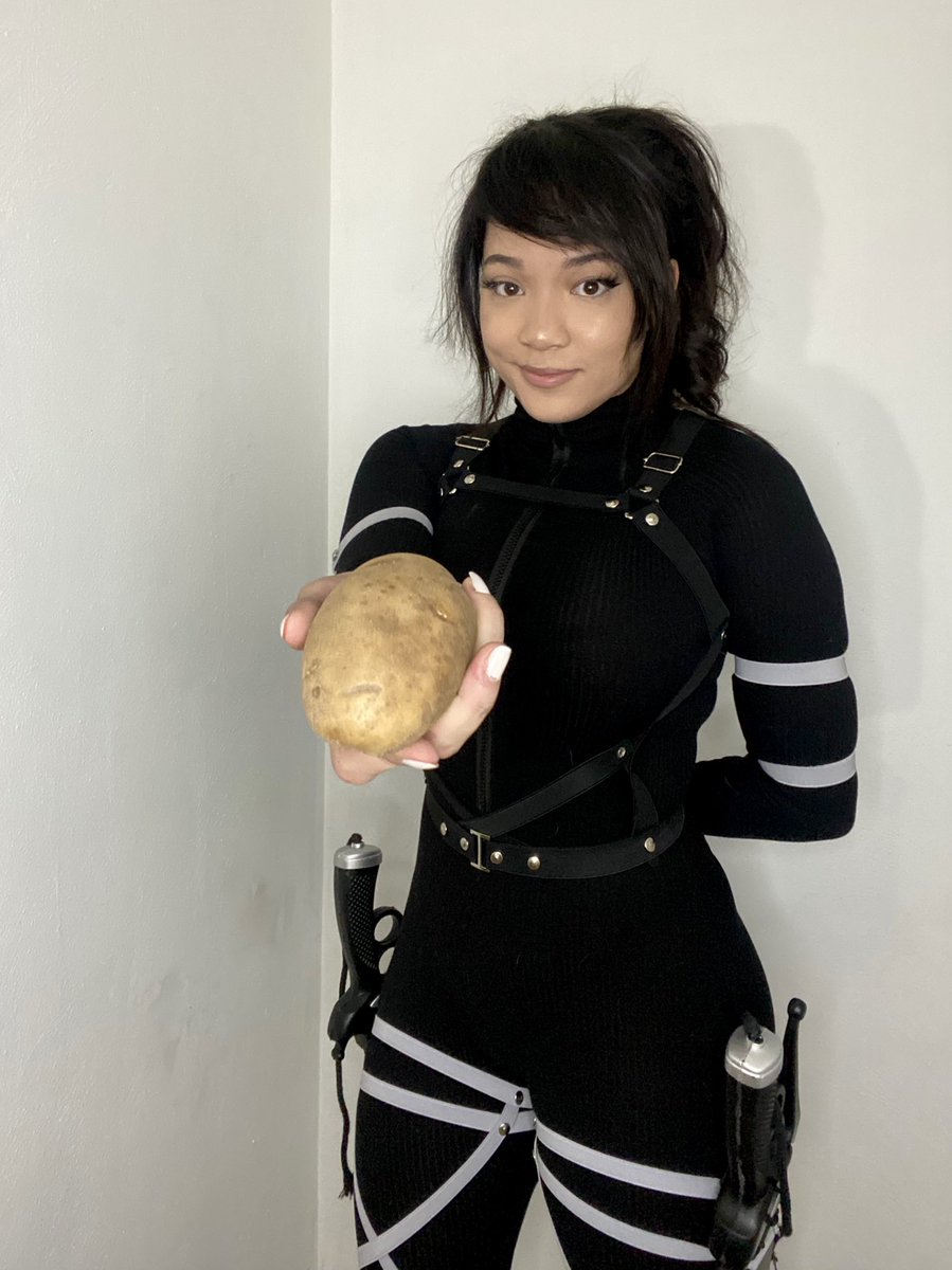 Sasha and her potato