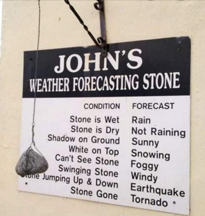 KWTWeather's tweet photo. βͺοΈIf the rock can be felt but not seen, it is night time.
Hope you have enjoyed the read. We are off now to inspect our stone for the latest update.
Kind regards,
David KWT.
#kernow #weatherrocks #cornwalllife #cornwallcoast #weather #rocks https://t.co/6ErrCUfULd