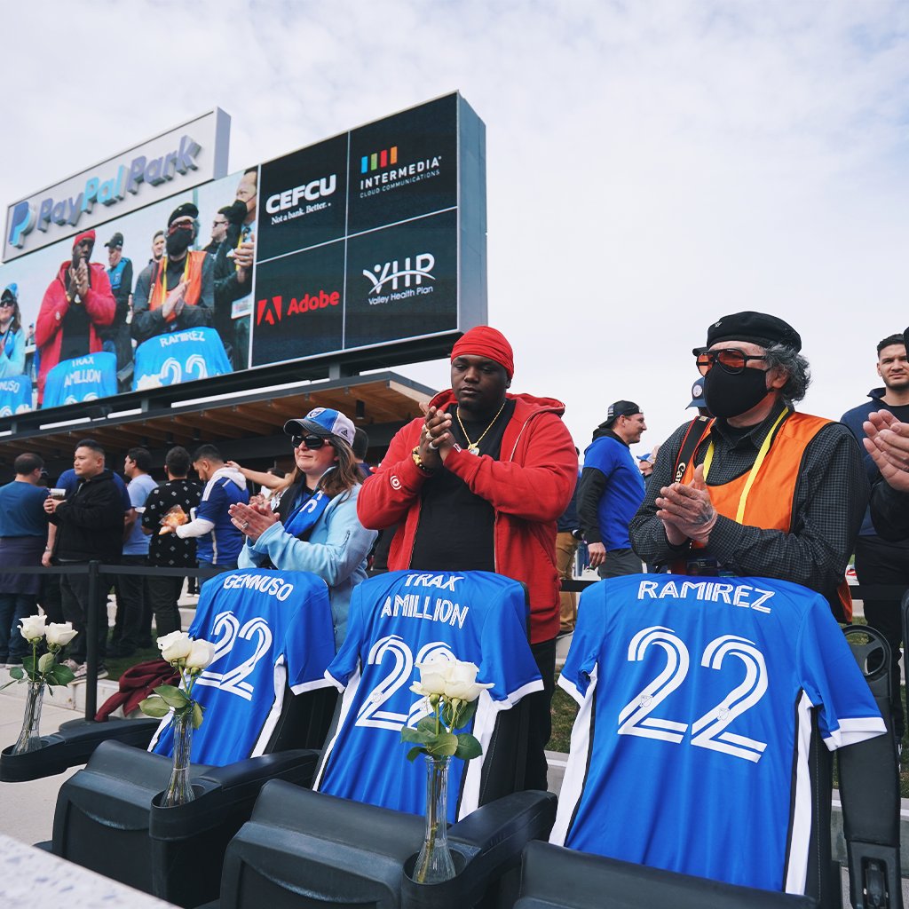 SJEarthquakes's tweet image. .@Traxamillion. 

Chris Gennuso. 

Rico Ramirez. 

We miss you every day. Family forever. 

#VamosSJ