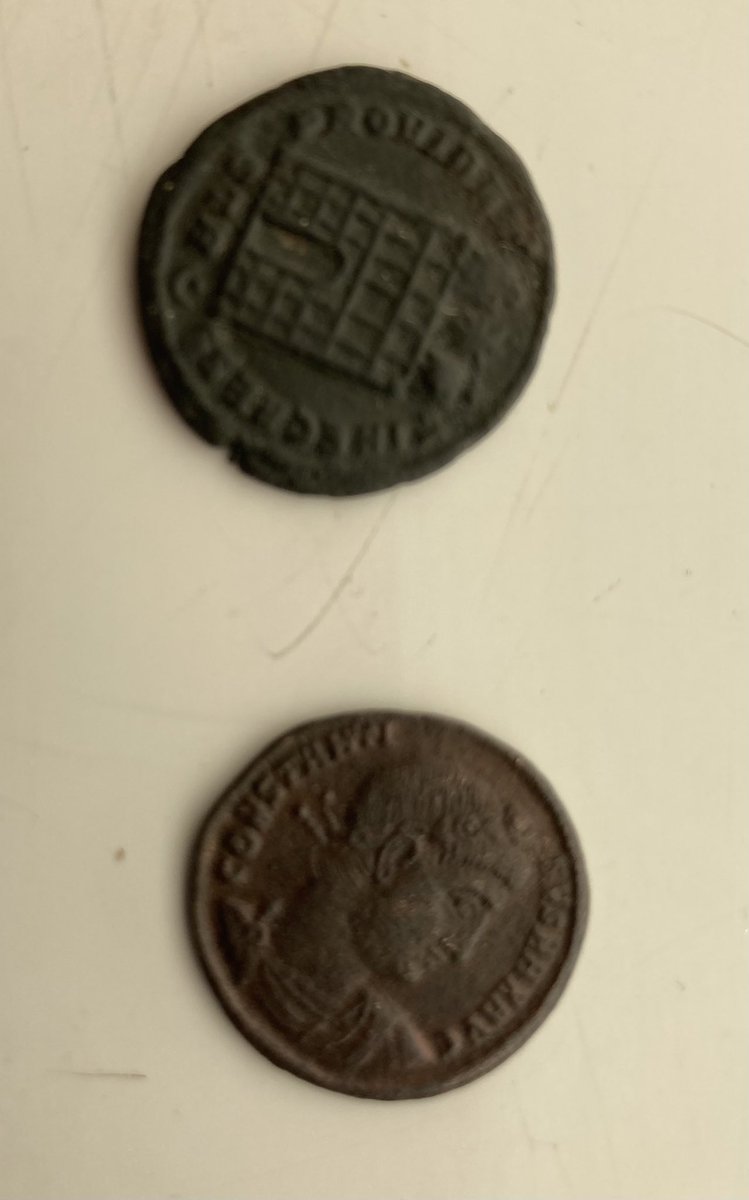 gregjlewis's tweet photo. By the way #coin fans, here are a few of them. Although we plotted and photographed the place they were found, Ted’s research into the #Roman coins themselves has not got far. So please share with anyone who knows about such things. He’d love to know more. https://t.co/A7EDLXWrWR