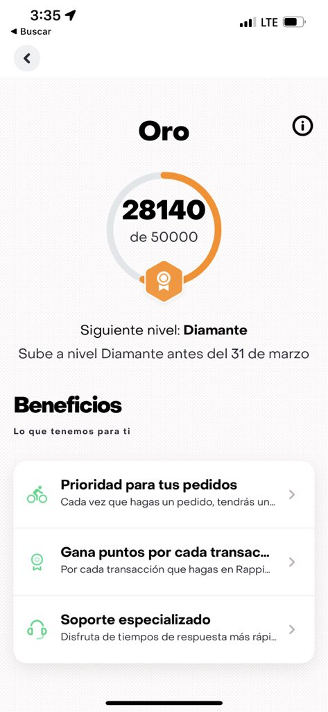 iDoctorPlaya's tweet photo. Nuestro mi nivel para que vean que aún usando su plataforma constantemente, no supieron cuidar a su cliente, me imagino así es con todos. ¡No pierdan tiempo! No usen @RappiMexico https://t.co/AeS82ksFLO