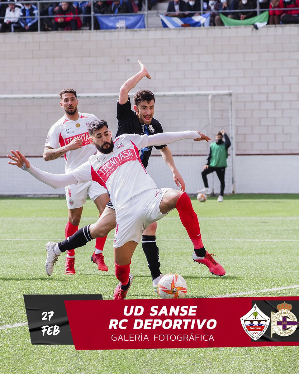 UDSanse's tweet photo. 📸 𝗚𝗔𝗟𝗘𝗥Í𝗔 𝗙𝗢𝗧𝗢𝗚𝗥Á𝗙𝗜𝗖𝗔 | Os dejamos las mejores fotos del partido de hoy 🆚 @RCDeportivo 

📷 @Fenn_mc 

#VamosSanse
#UDSanseDepor https://t.co/QxKQWlzuA1