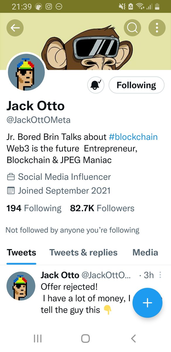 cryptolexeidesu's tweet photo. @JackOttOMeta Go on then Jack lad. Make my year, if ya don't mind! https://t.co/YCHqQK1JqU
